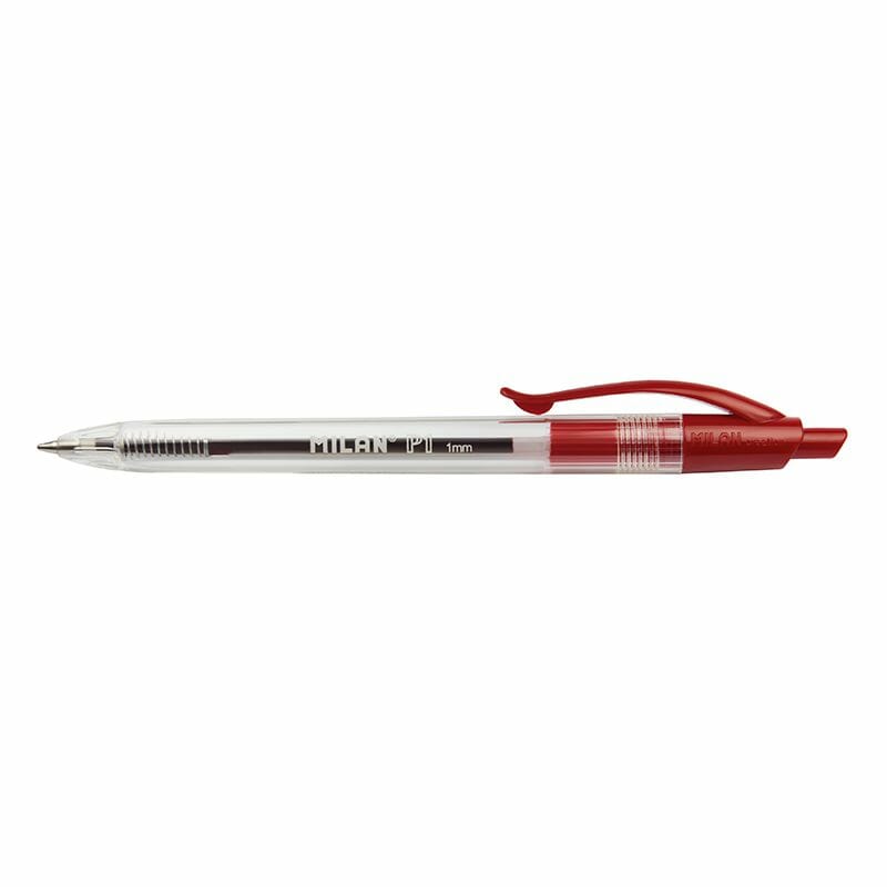 Red P1 Ball Pens 1mm Tip