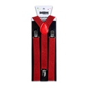 Red Sparkly Suspenders – One Size