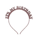 Rose Gold Birthday Headband