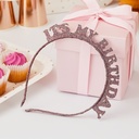 Rose Gold Birthday Headband