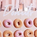 Rose Gold Foiled Donut Wall –  55cm x 35cm