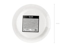 Round Plates, Silver, 23cm (1pkt / 6pc)
