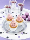 Round Plates, Silver, 23cm (1pkt / 6pc)