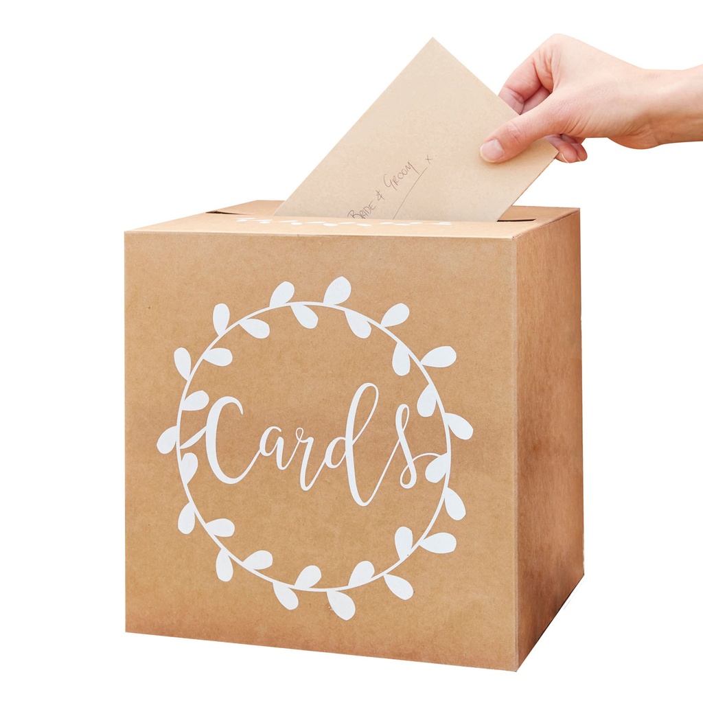 Rustic Wedding Card Box – 25cm x 25cm