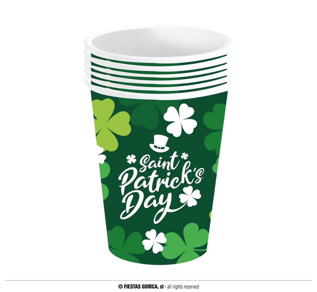 Saint Patrick’s Cups 240ml – 6pcs