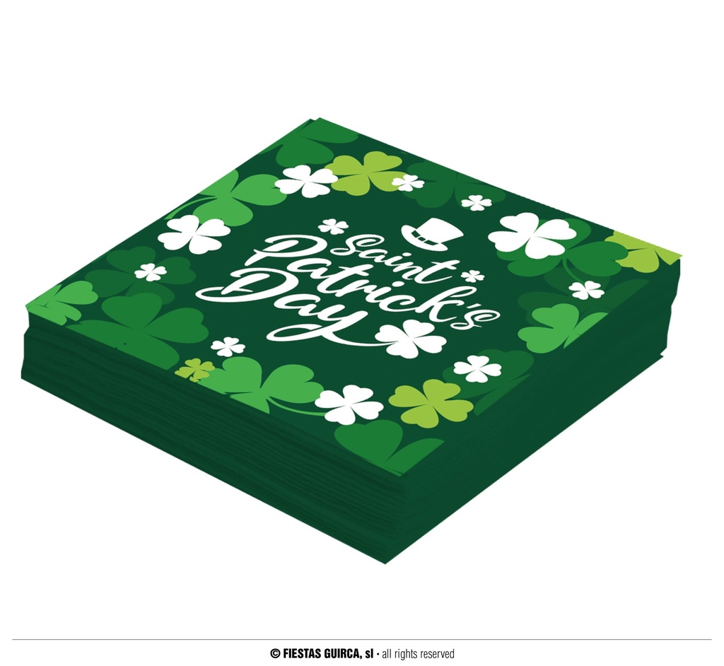 Saint Patrick’s Napkins 16x16cm – 12pcs