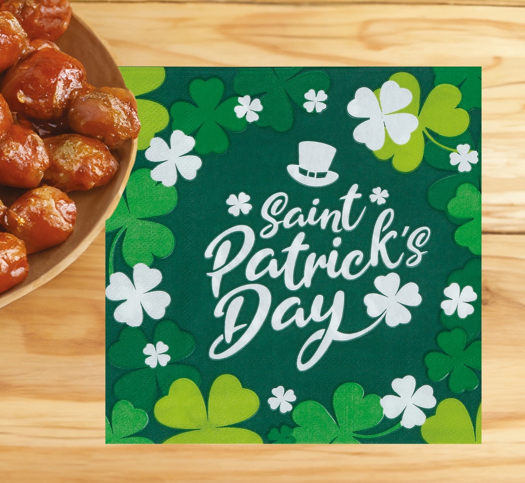 Saint Patrick’s Napkins 16x16cm – 12pcs