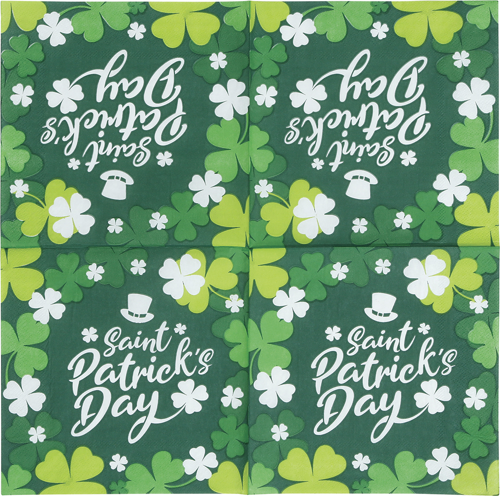 Saint Patrick’s Napkins 16x16cm – 12pcs