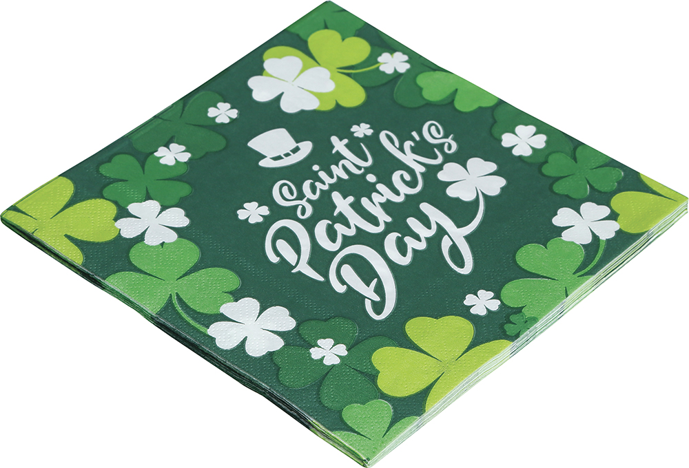 Saint Patrick’s Napkins 16x16cm – 12pcs