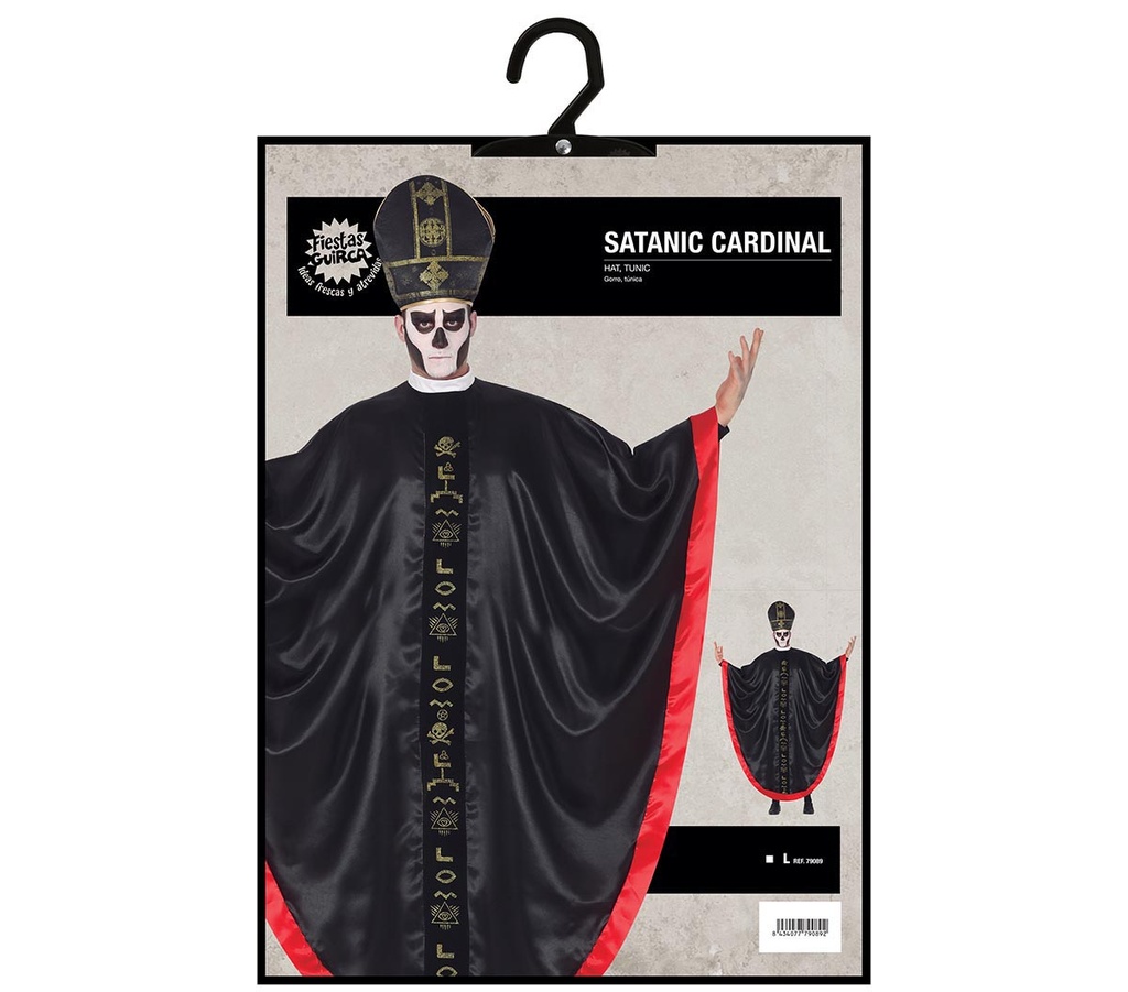 Satanic Cardinal Costume – Adult Size XL (54-56)