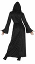 Satanic Priestess Lady Black & Red Hooded Dress – Adult Size Medium (10-12)