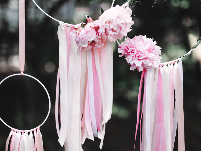 Satin Ribbon, Light Peach, 25mm (Sold Per Metre)