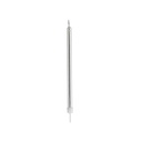 Silver Skinny Candles & Holders 95mm (12pk)