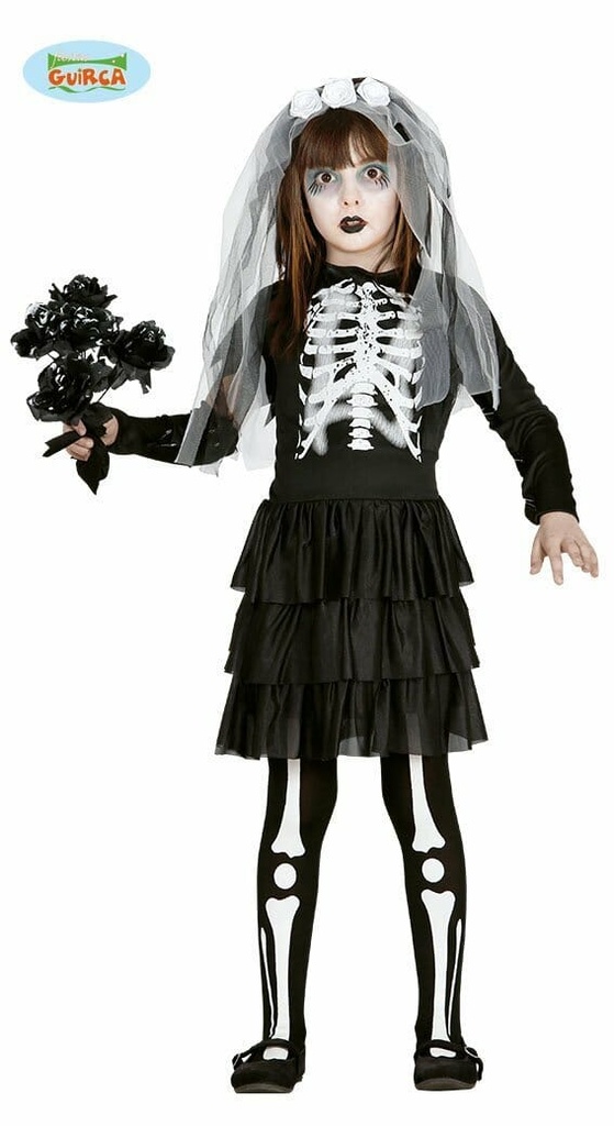 Skeleton Bride – Age 7 to 9 Years