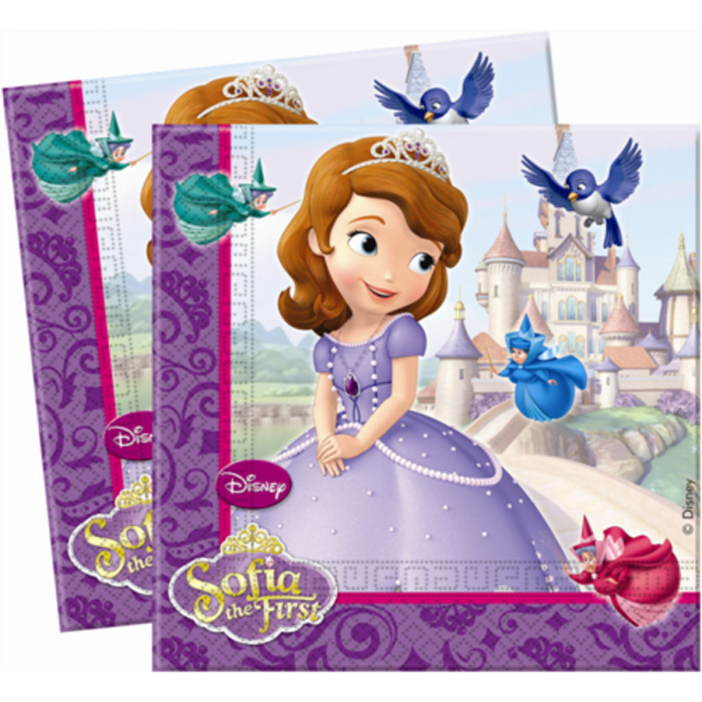 Sofia The First Napkins – 20pk