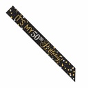 Sparkling Gold Celebration Add Any Age Sash – 152.4 cm