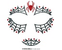 Spider Glitter Face – 20x20cm