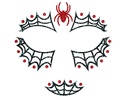 Spider Glitter Face – 20x20cm