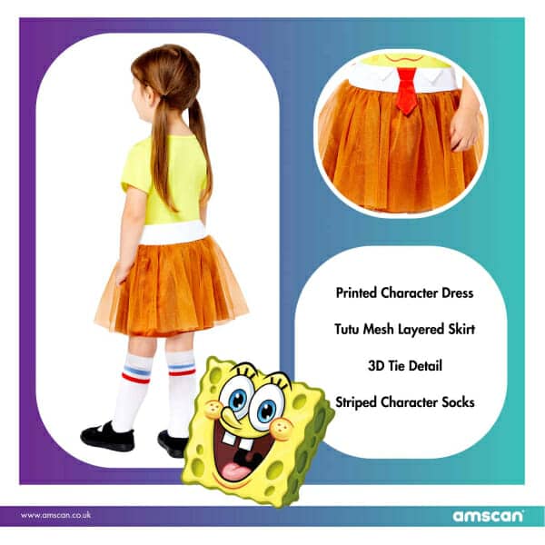 Spongebob Girl – Age 4 to 6 Years