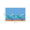 Stitch Party Plastic Tablecover 120x180cm