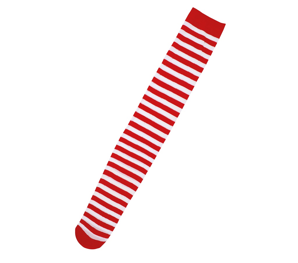 Stockings Striped Red & White