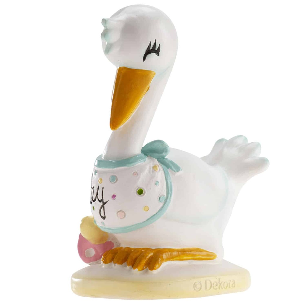 Stork Baby Cake Topper – 10cm