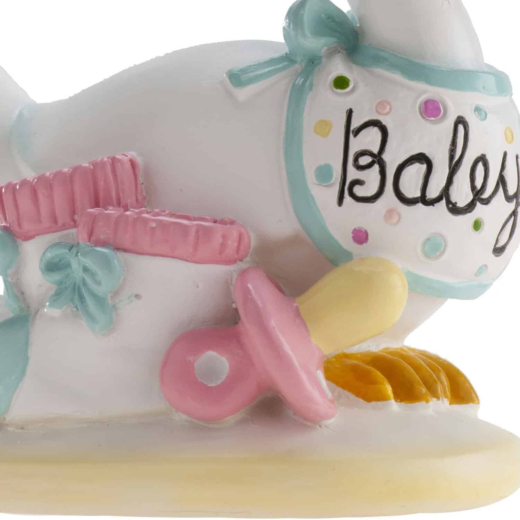 Stork Baby Cake Topper – 10cm