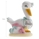 Stork Baby Cake Topper – 10cm