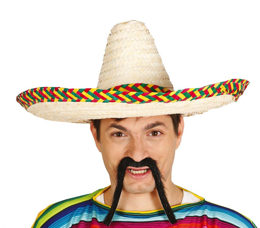 Straw Sombrero Mexican Hat 50cm