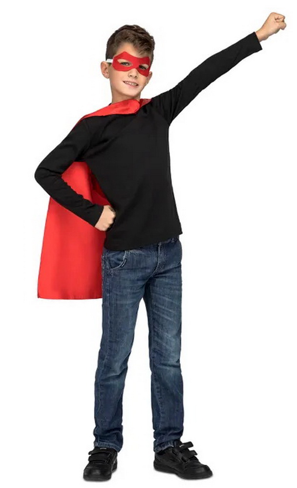 Super Hero Red Cape  – Age 3 to 6 Years