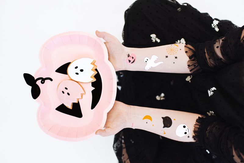 Temporary Tattoos Boo!, (1pkt / 12pc)