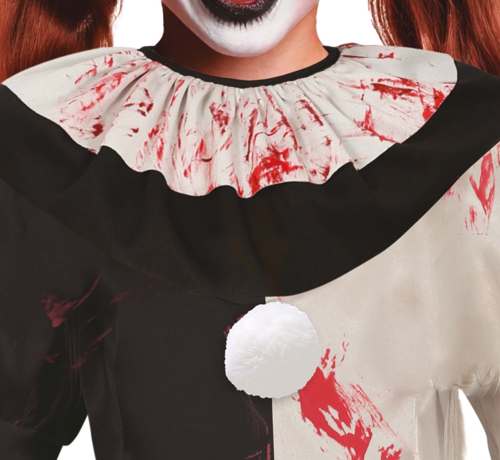 Terrifier Art The Clown Girl Costume – Age 5 to 6 Years