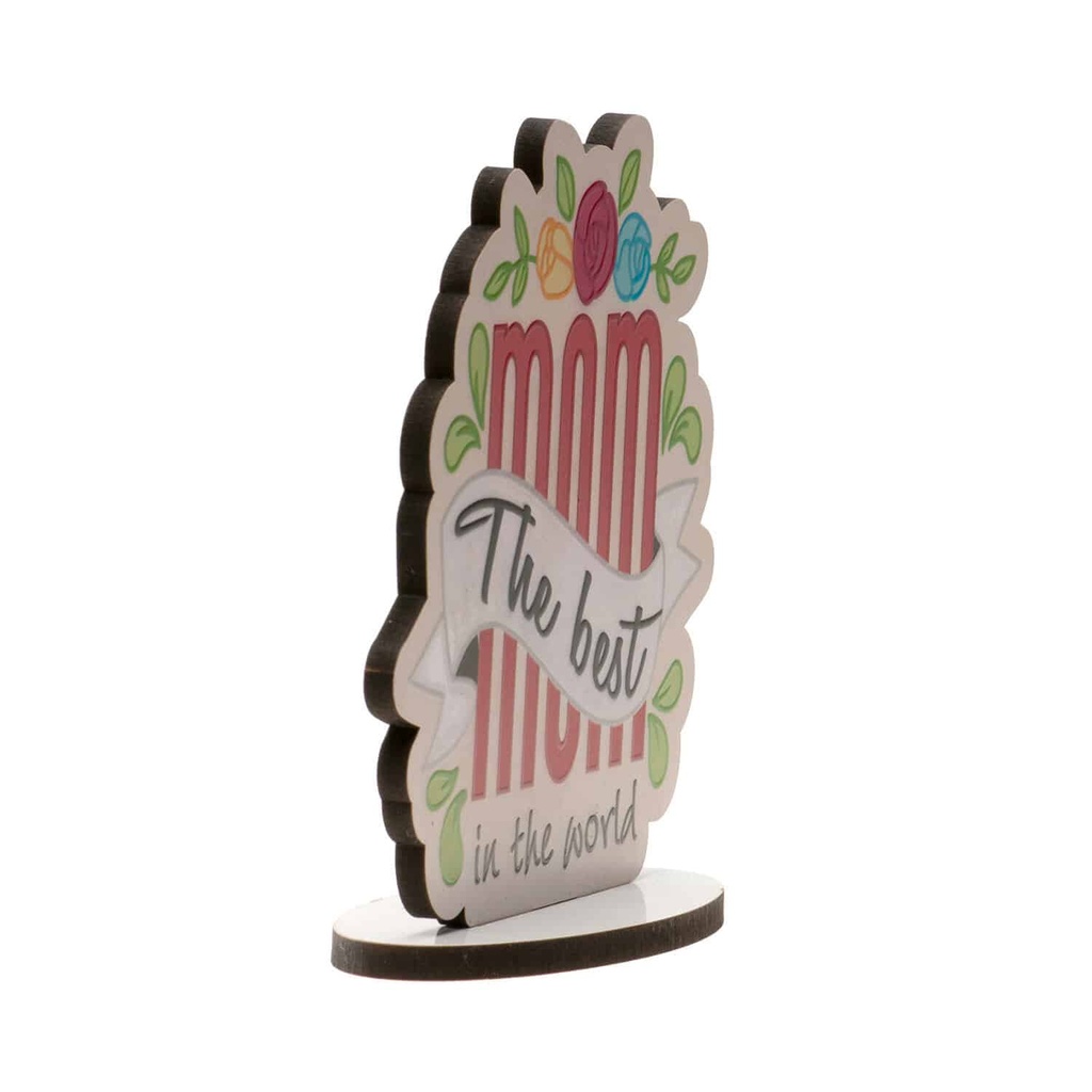 The Best Mom In The World Cake Topper – 11.5cm