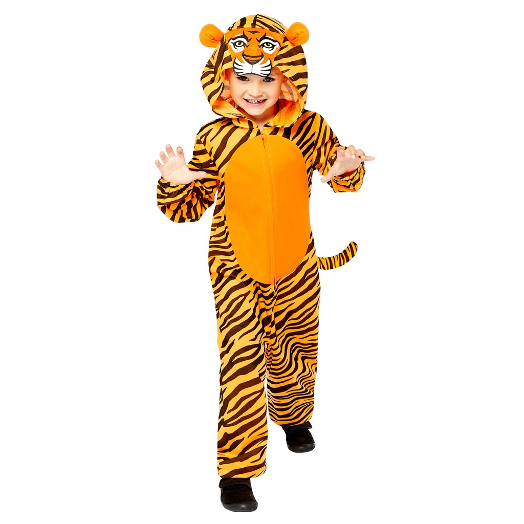 Tiger Animal Onesie Child Costume – Age 3 to 4 Years