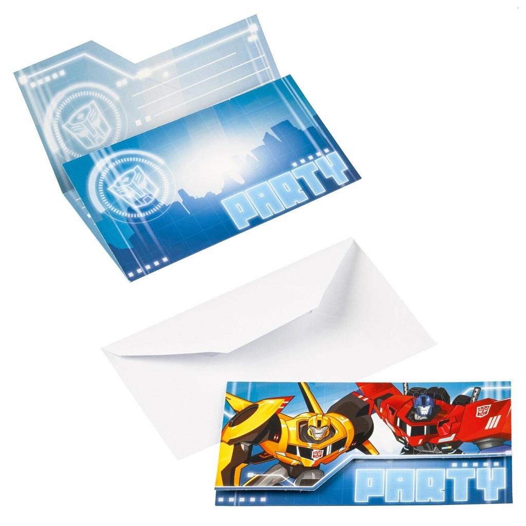 Transformers Invitations with Envelopes – 8pk