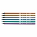 Triangular Metallic Colour Pencils – 6pk