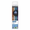 Triangular Metallic Colour Pencils – 6pk
