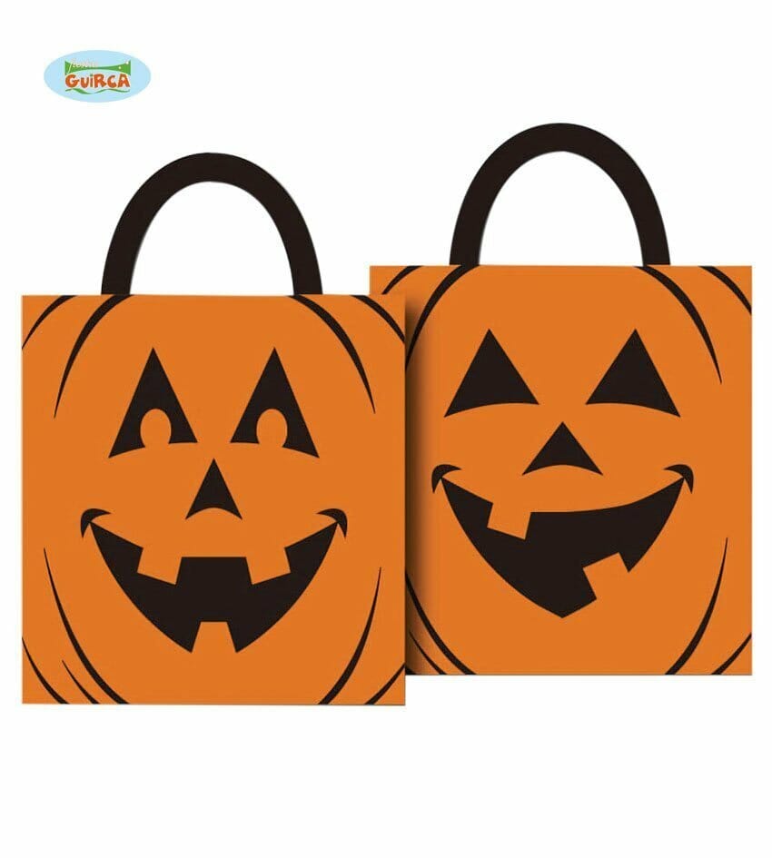 Trick or Treat Pumpkin Bag (Assorted Designs) – 38cm x 35cm