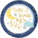 Twinkle Little Star Paper Plates Round (26.7 cm) – 8pk