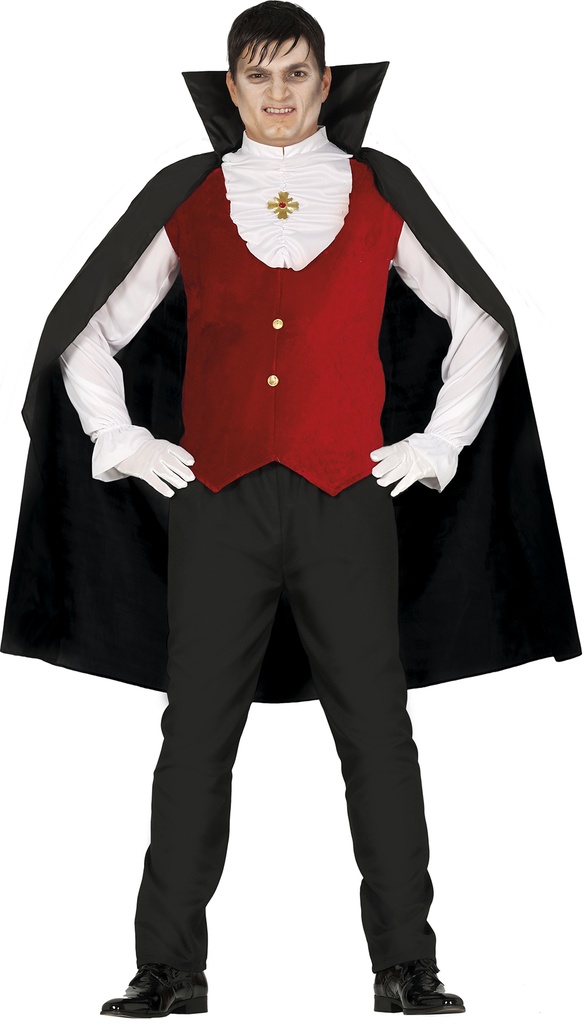 Vampire Count Man Costume – Age 14 to 16 Years