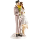 Wedding Couple Brussels Cake Topper – 16cm