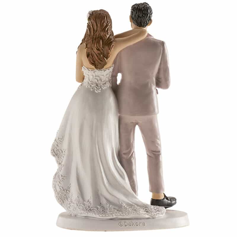 Wedding Couple Brussels Cake Topper – 16cm