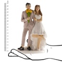 Wedding Couple Brussels Cake Topper – 16cm