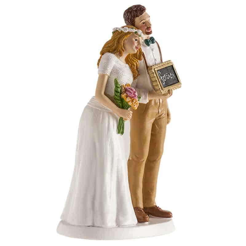 Wedding Couple London Cake Topper – 16cm