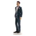Wedding Man Blue Suit Cake Topper – 16cm