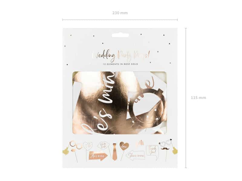 Wedding Photo Props, Mix (1 pkt / 12 pc.)