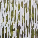 White Leaf Ribbon Backdrop – 100m