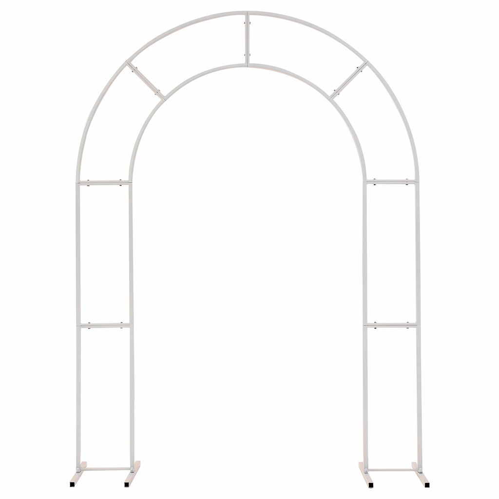 White Metal Frame Arch – 2mt x 1.5mt