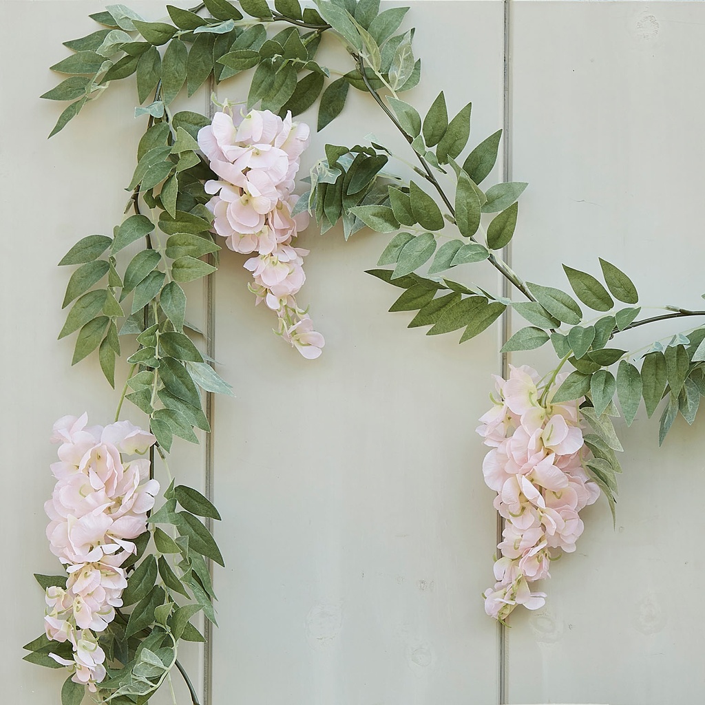 Wisteria Foliage Garland Hydrangea – 1.8m