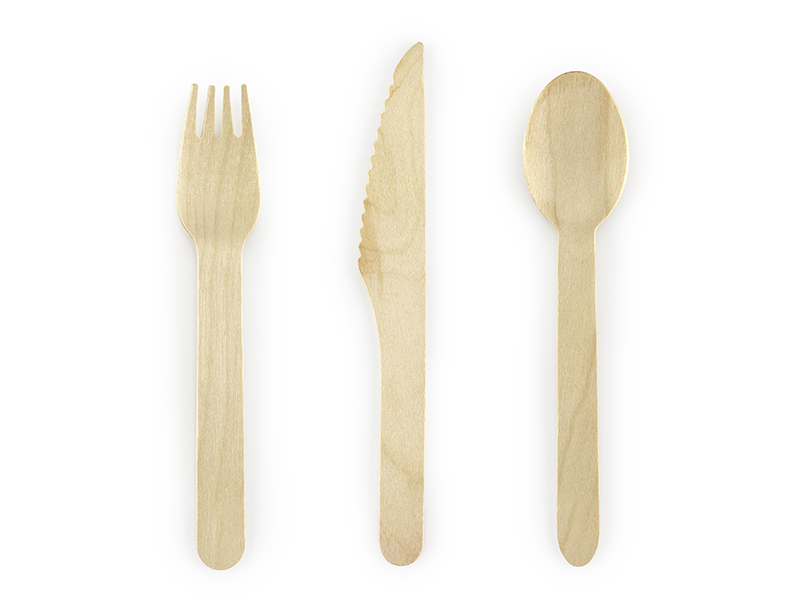 Wooden Cutlery Woodland, 16cm (1 pkt / 18 pc.)